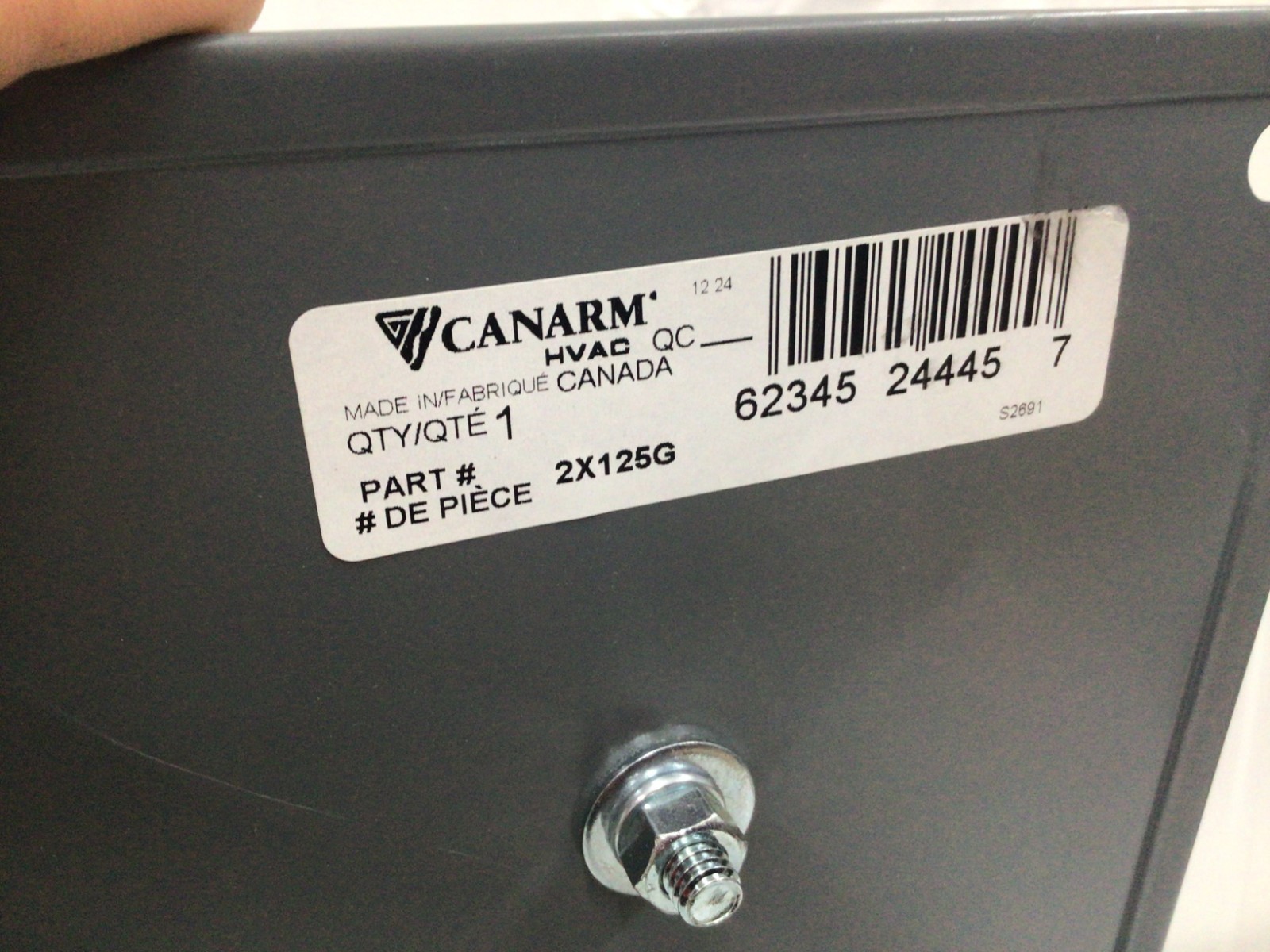 Canarm – P18-1V Exhaust Fan: Direct Drive, 18 in Blade, 1/3 hp, 3,150 cfm, 115V