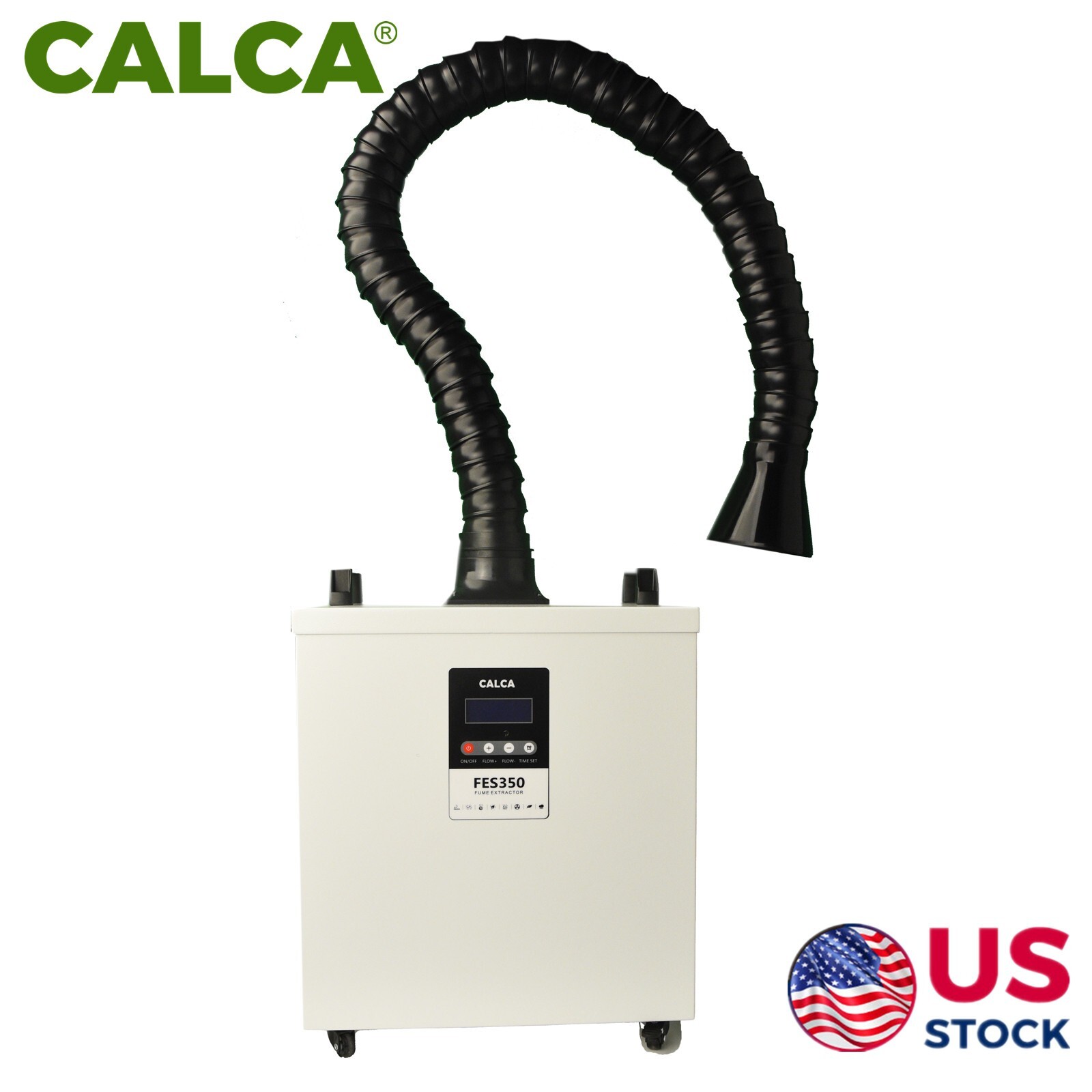 USA CALCA 350W Fume Extractor Filter Air Purifier 4-Stage Filtration System