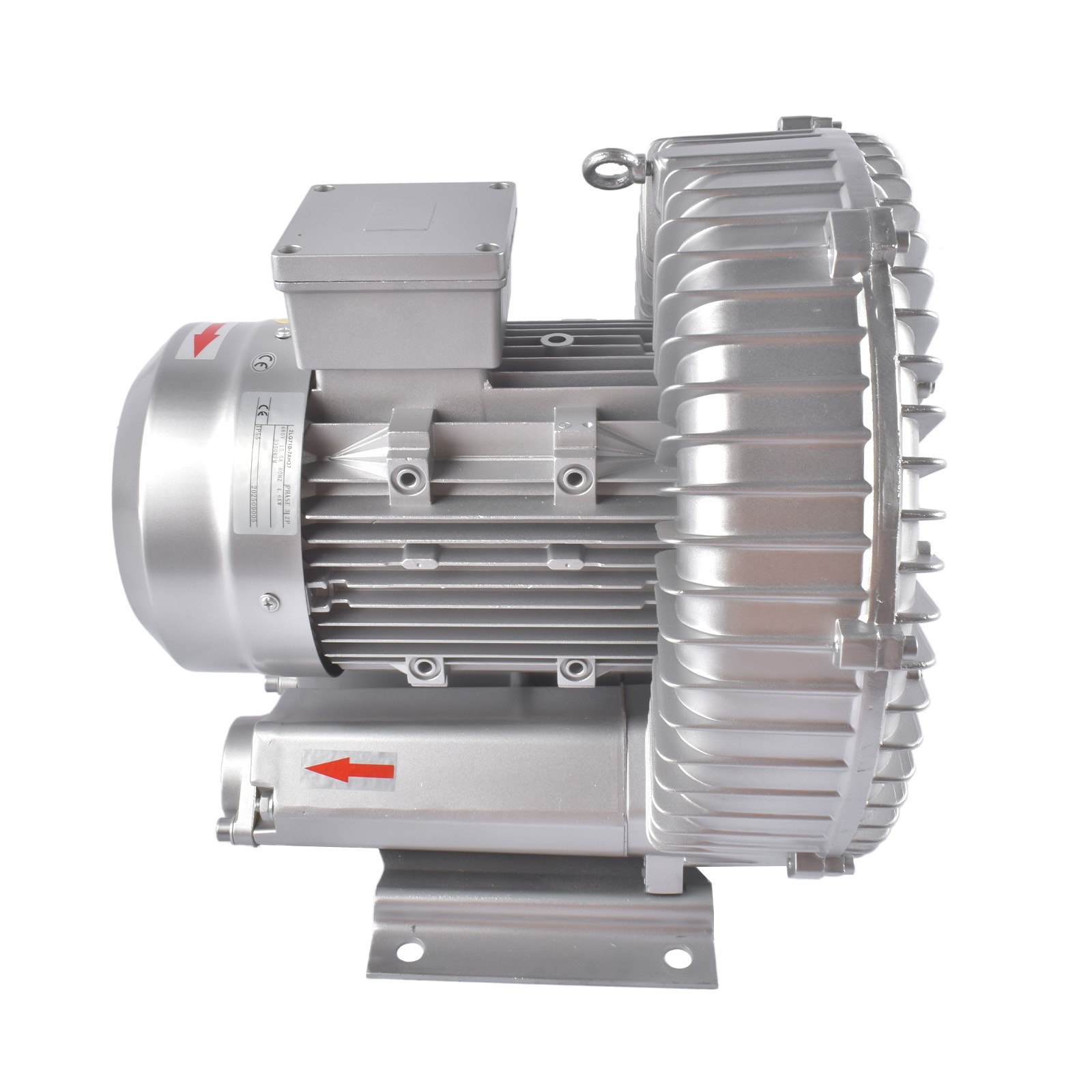 5 HP 60HZ Regenerative Blower, Vacuum Pump, 480 V 221 CFM #2LG710-7AH37