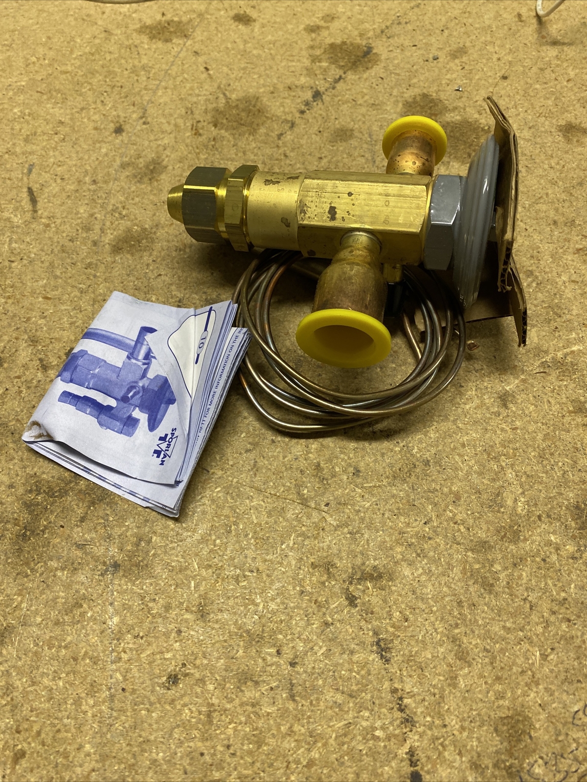 Sporlan Controls 129901 – 5/8 x 7/8 R-22 10Ton thermostatic expansion valve