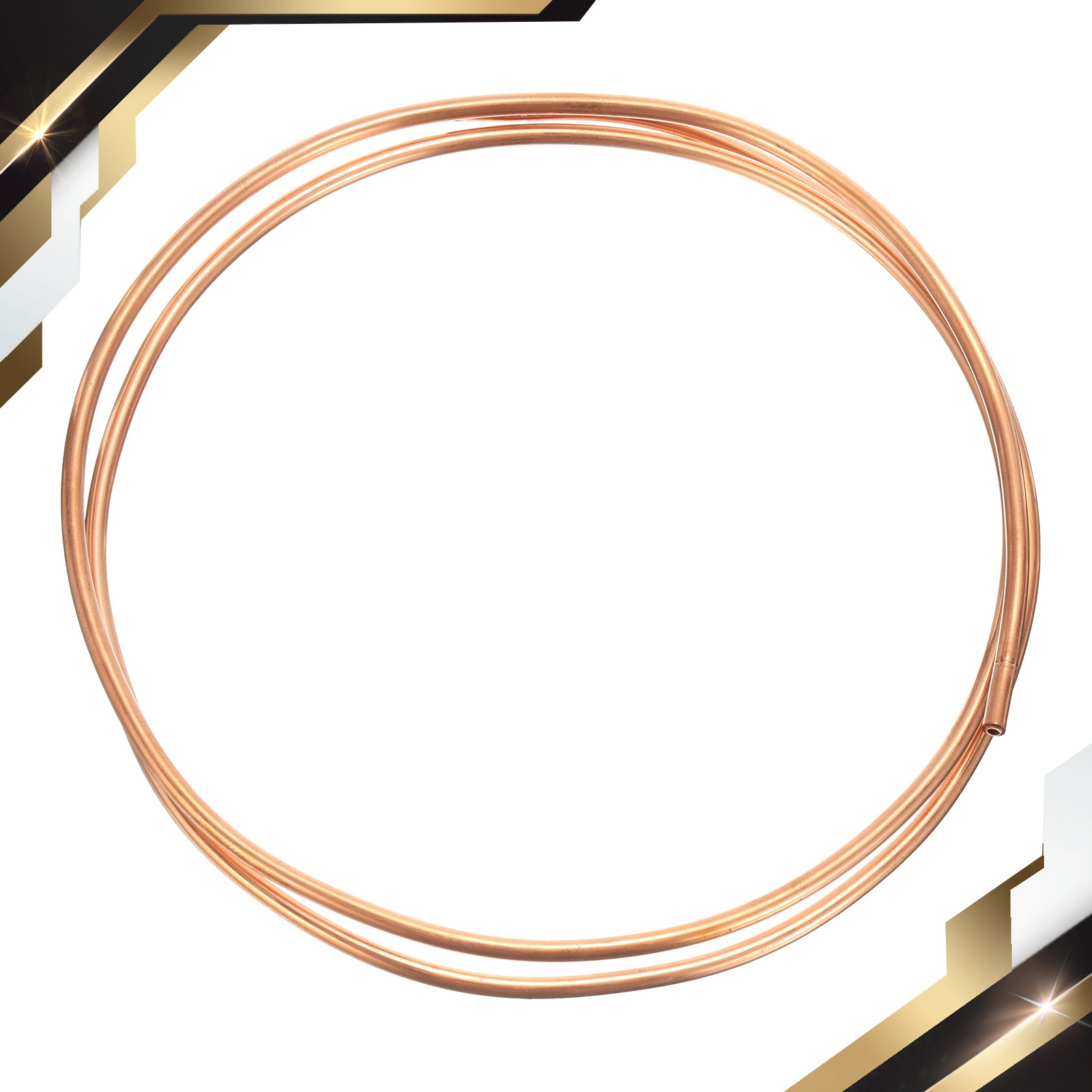Copper Tube 1/8″ OD x 3Ft 1/64″ T Refrigeration Pipe Seamless Hollow Metal Soft