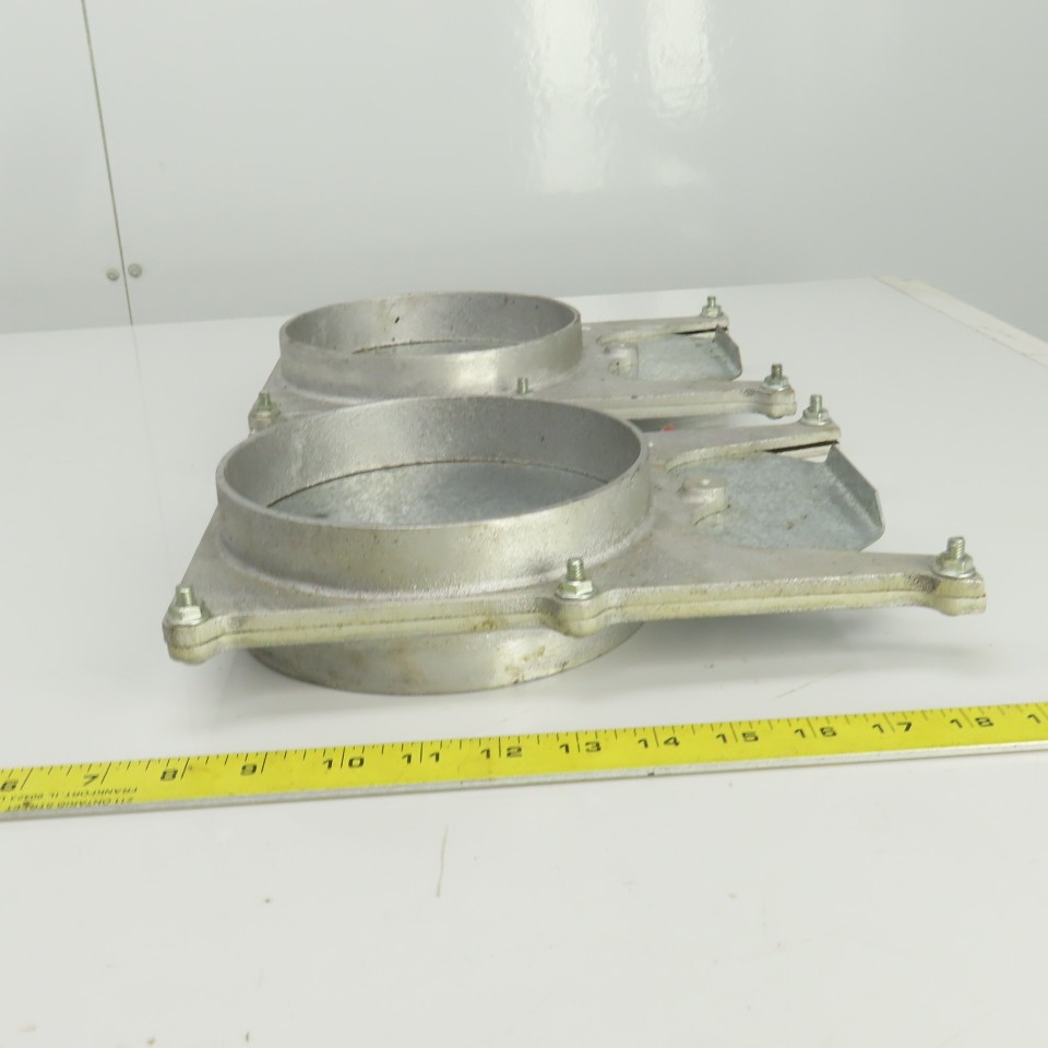 6-1/4″ ID Manual Blastgate Valve 6-3/4″ OD 11″OAL Lot Of 2