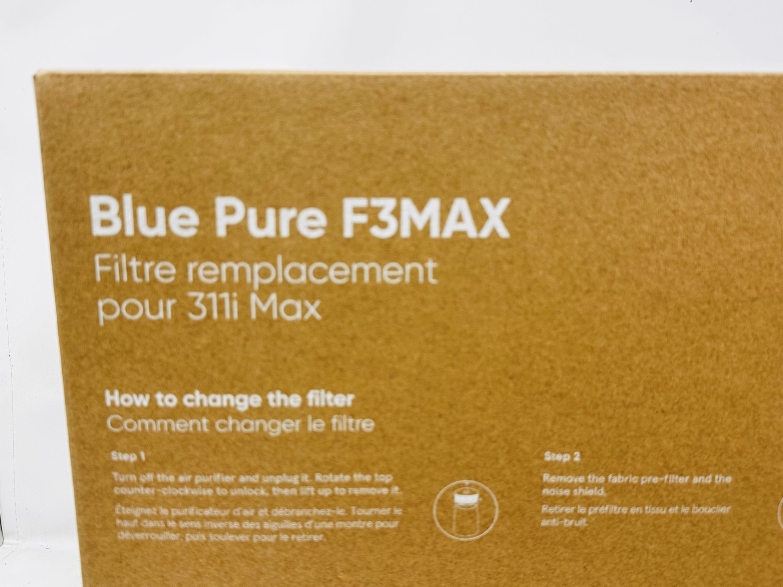 Genuine Blueair Blue Pure F3MAX+ Replacement Filter for 311i+ Max – New