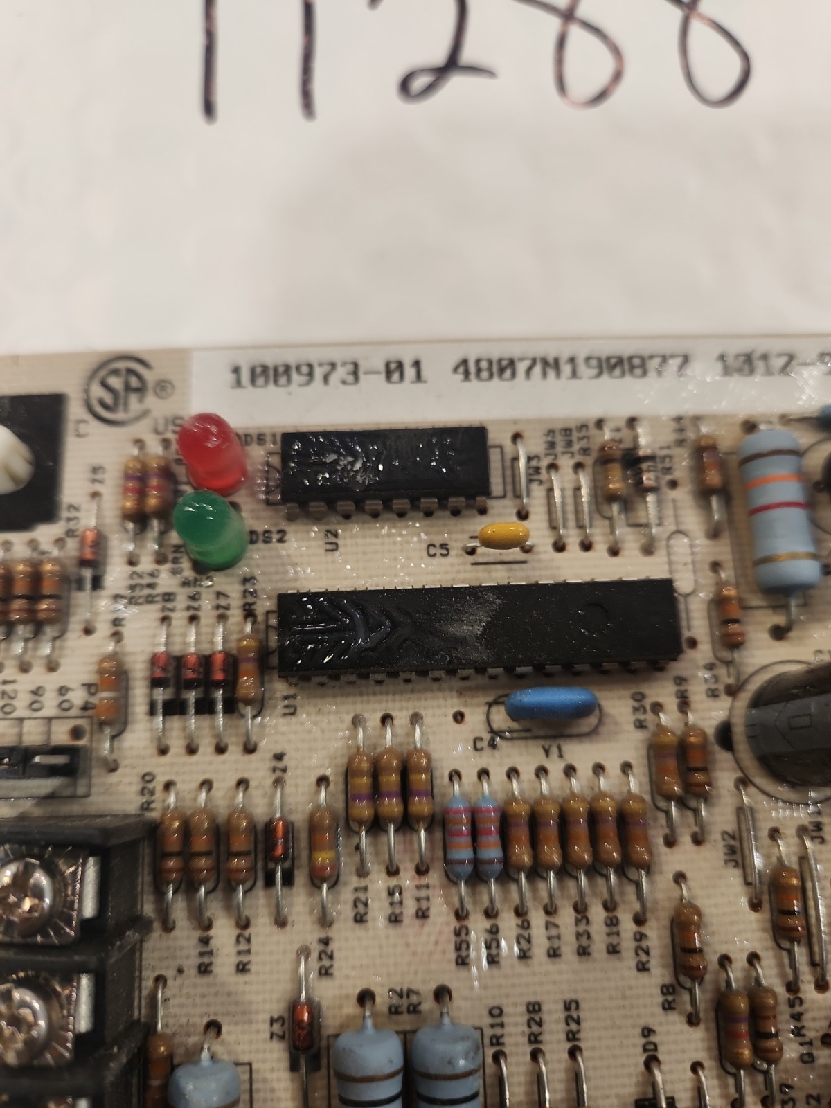 Lennox 100973-01 Furnace Control Circuit Board 1012-969 Used Tested OK