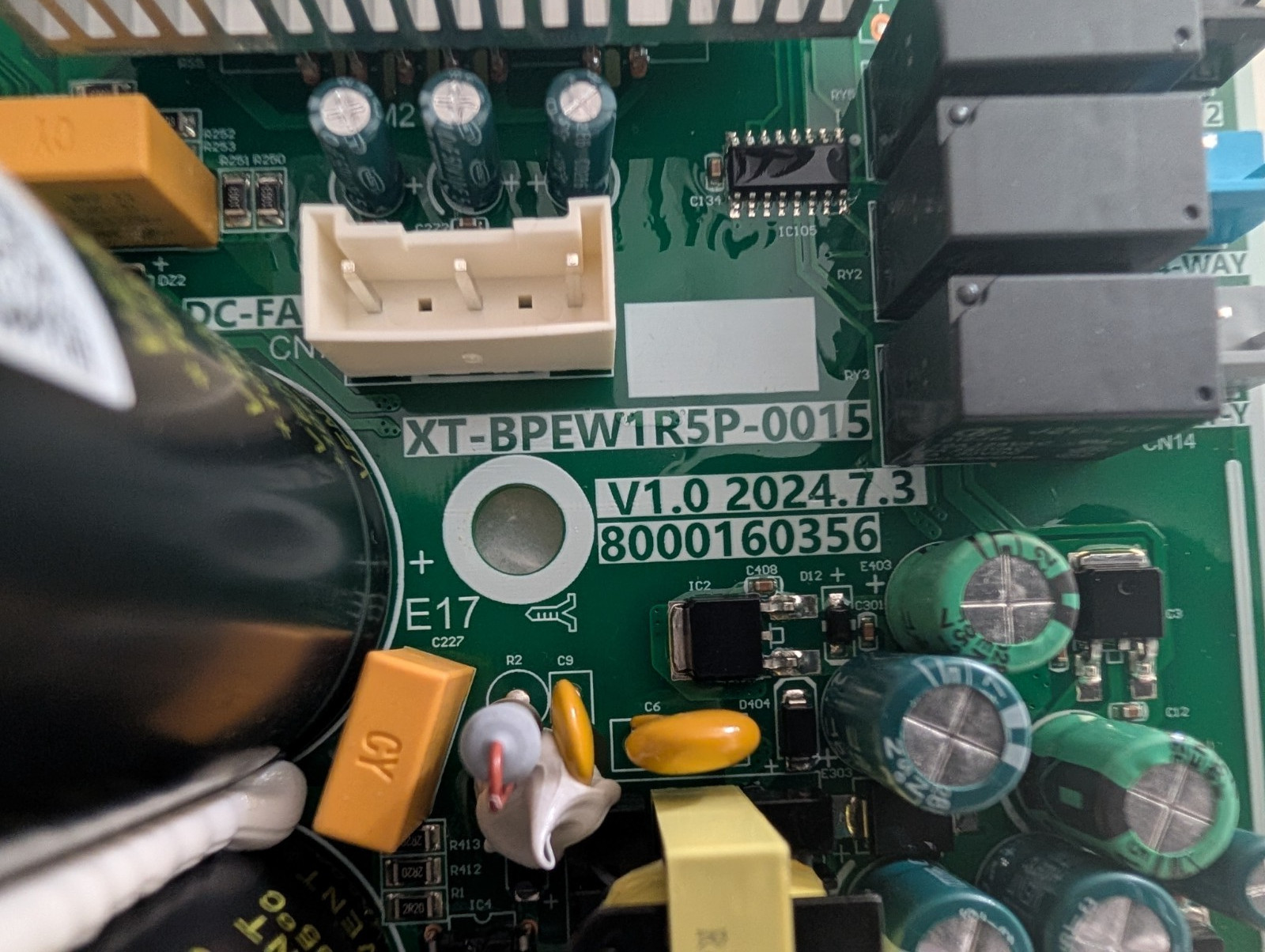 YD4860GCSI18RD, XT-BPEW1R5P-0015, 8000160356, CONTROL BOARD