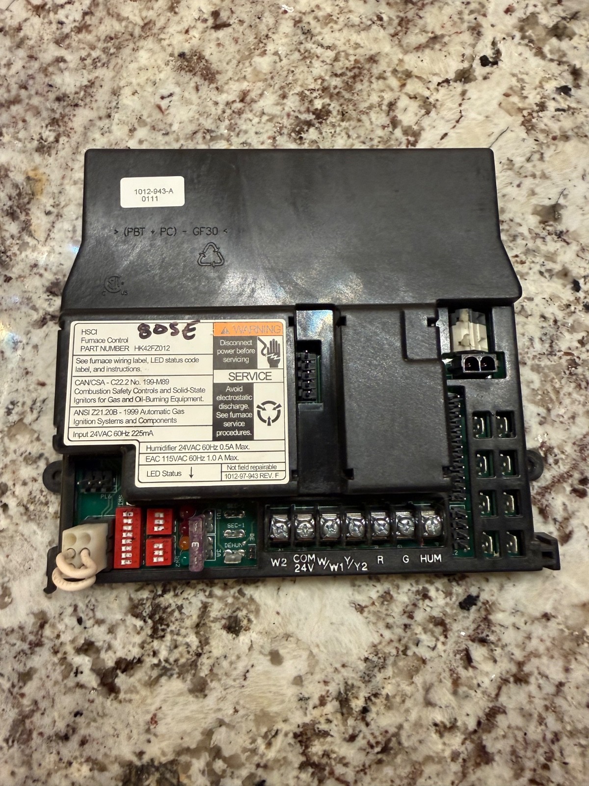 OEM Carrier Bryant HK42FZ012 1012-97-943 Furnace Control Circuit Board TESTED