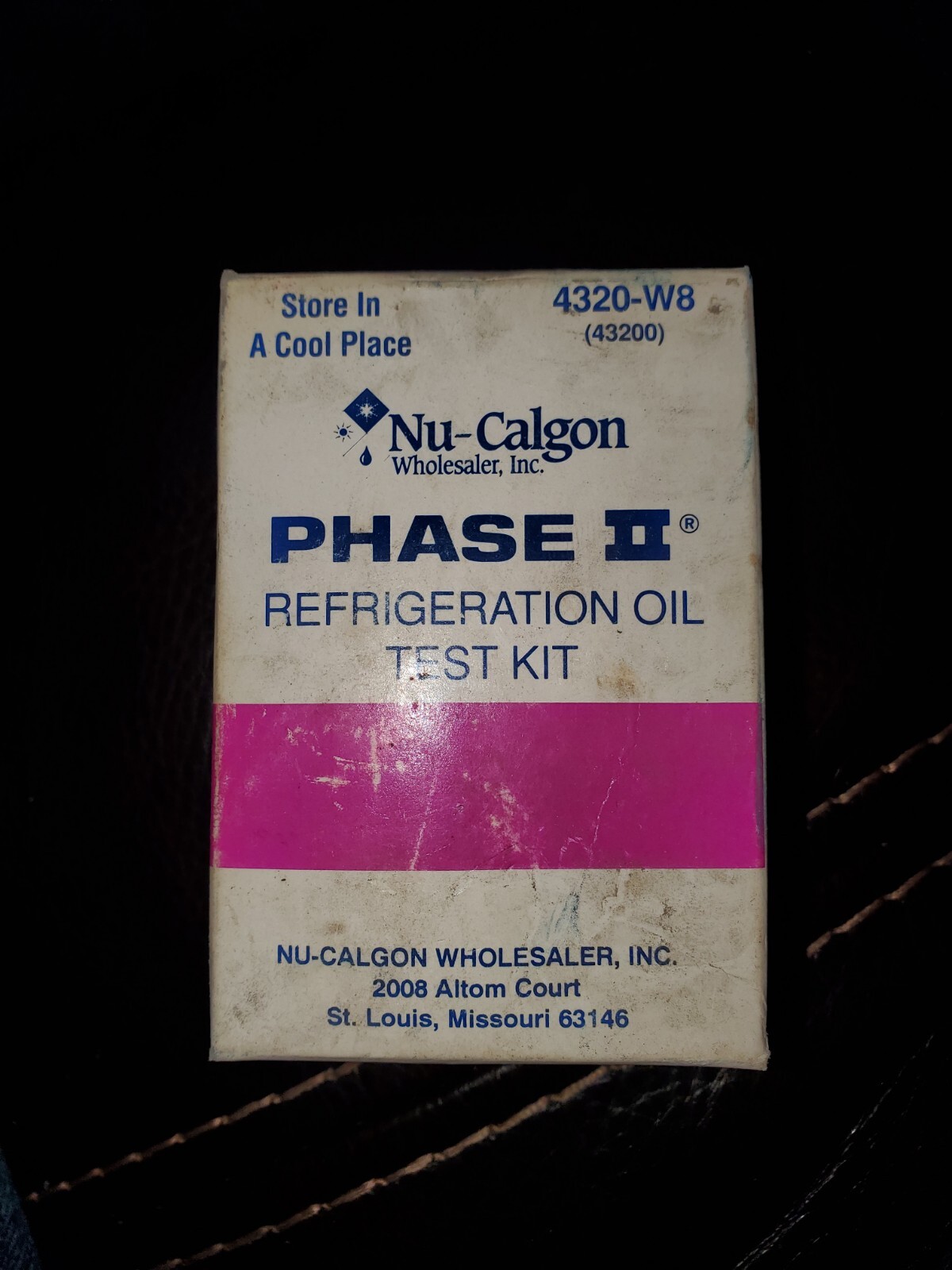 4320-W8 NU-CALGON PHASE II REFRIGERATION OIL ACID TEST KIT NEW