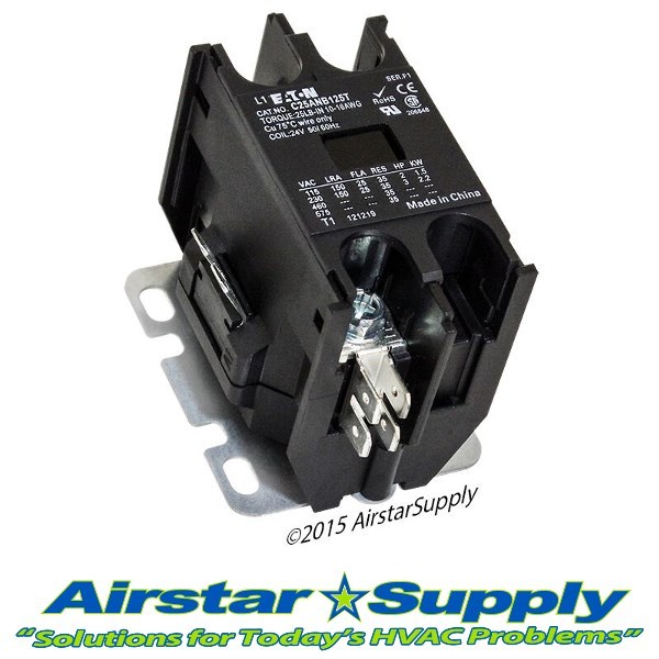 25 Amp / 1 Pole / 24V Coil Contactor # C25ANB125T