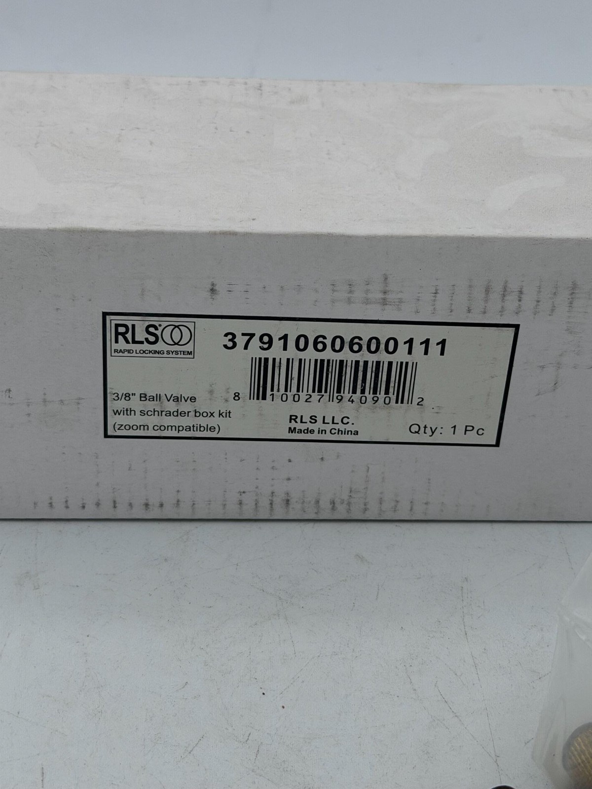 RLS 3791060600111 3/8 In Refrigeration Ball Valve Schrader Kit Brass China