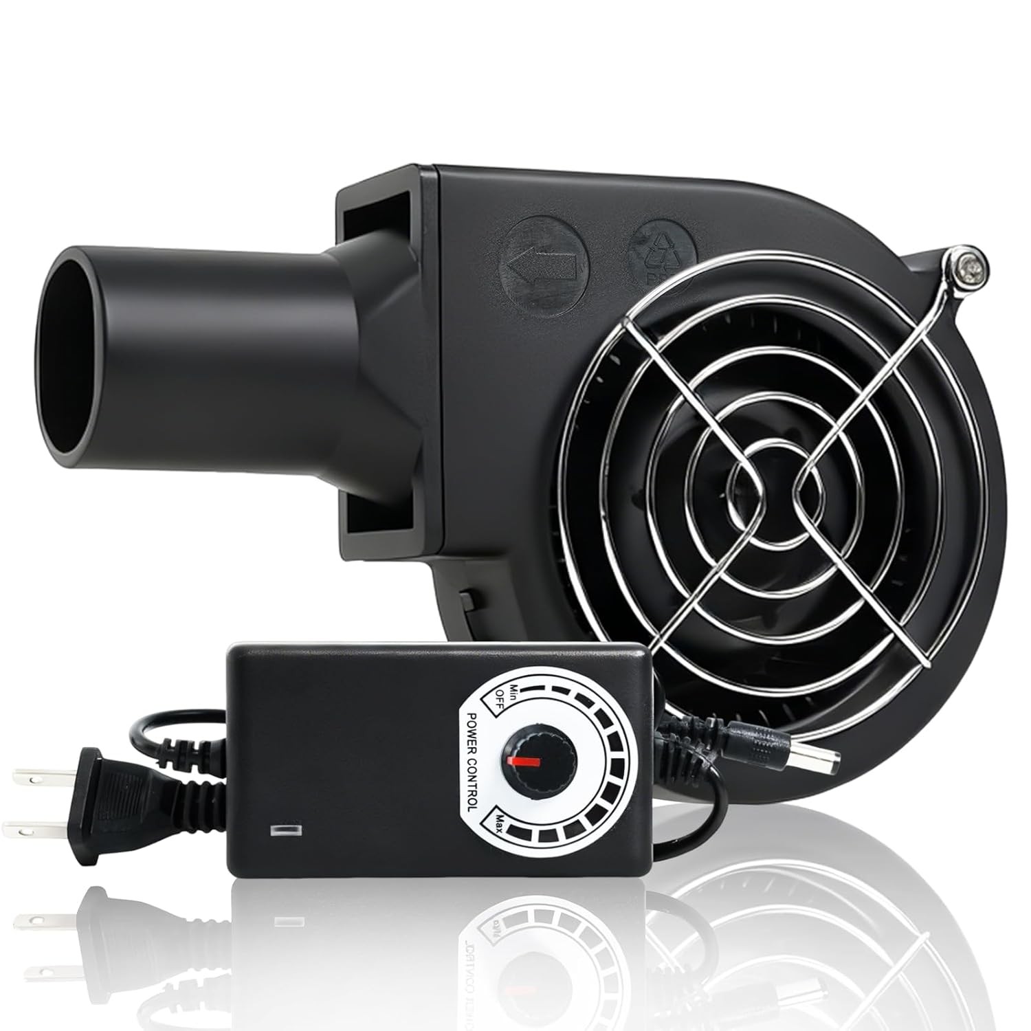 BBQ 97mm × 33mm Blower Fan, High Airflow 110V 120V Variable Speed Centrifugal F