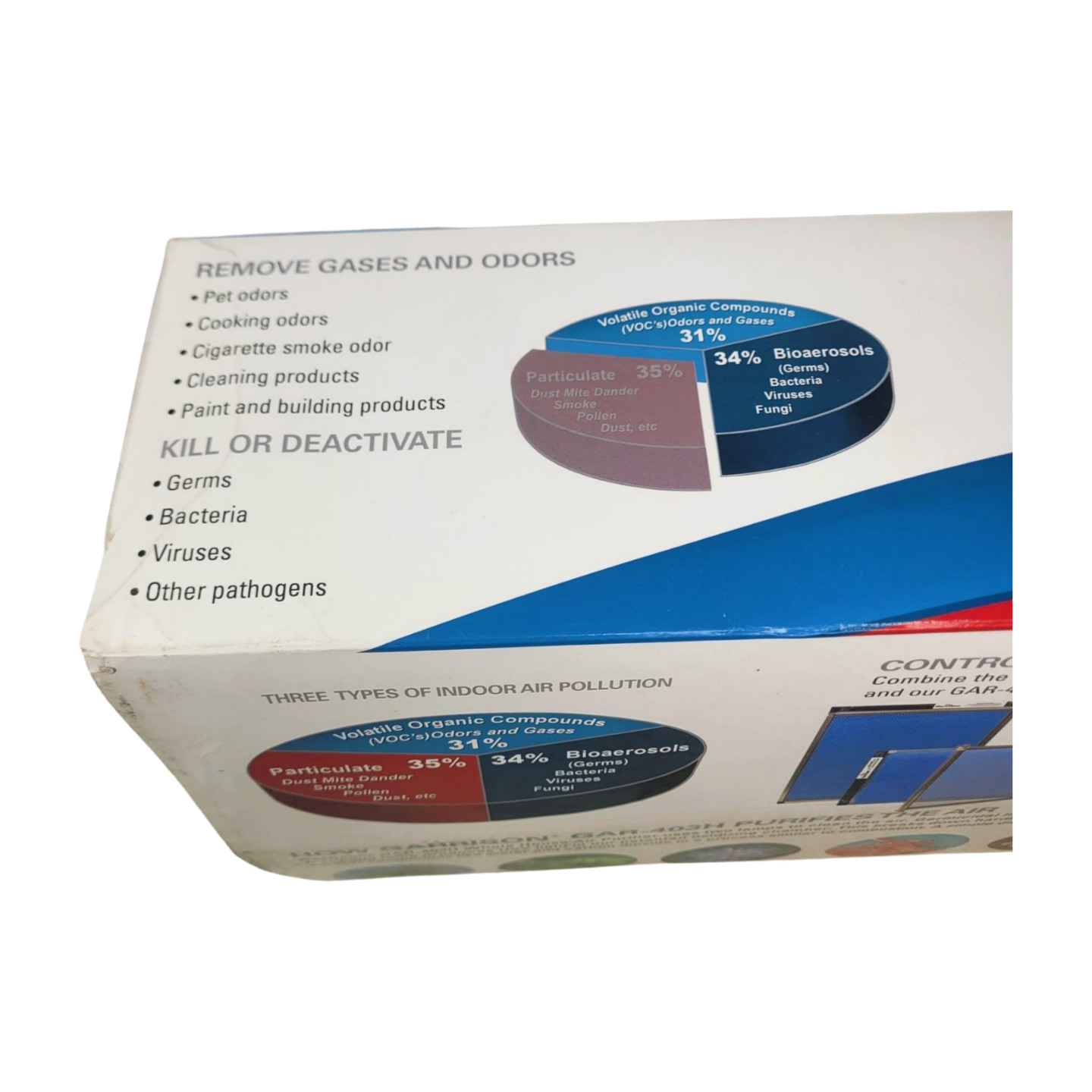 Garrison GAR-401H Germicidal UV Air Purifier 12 inch Duct Mount