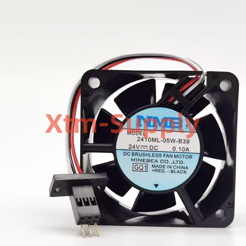 1pc new Machine Cooling Fan For Fanuc NMB 2410ML-05W-B39 24V 0.1A 3-Pin 6025 6CM