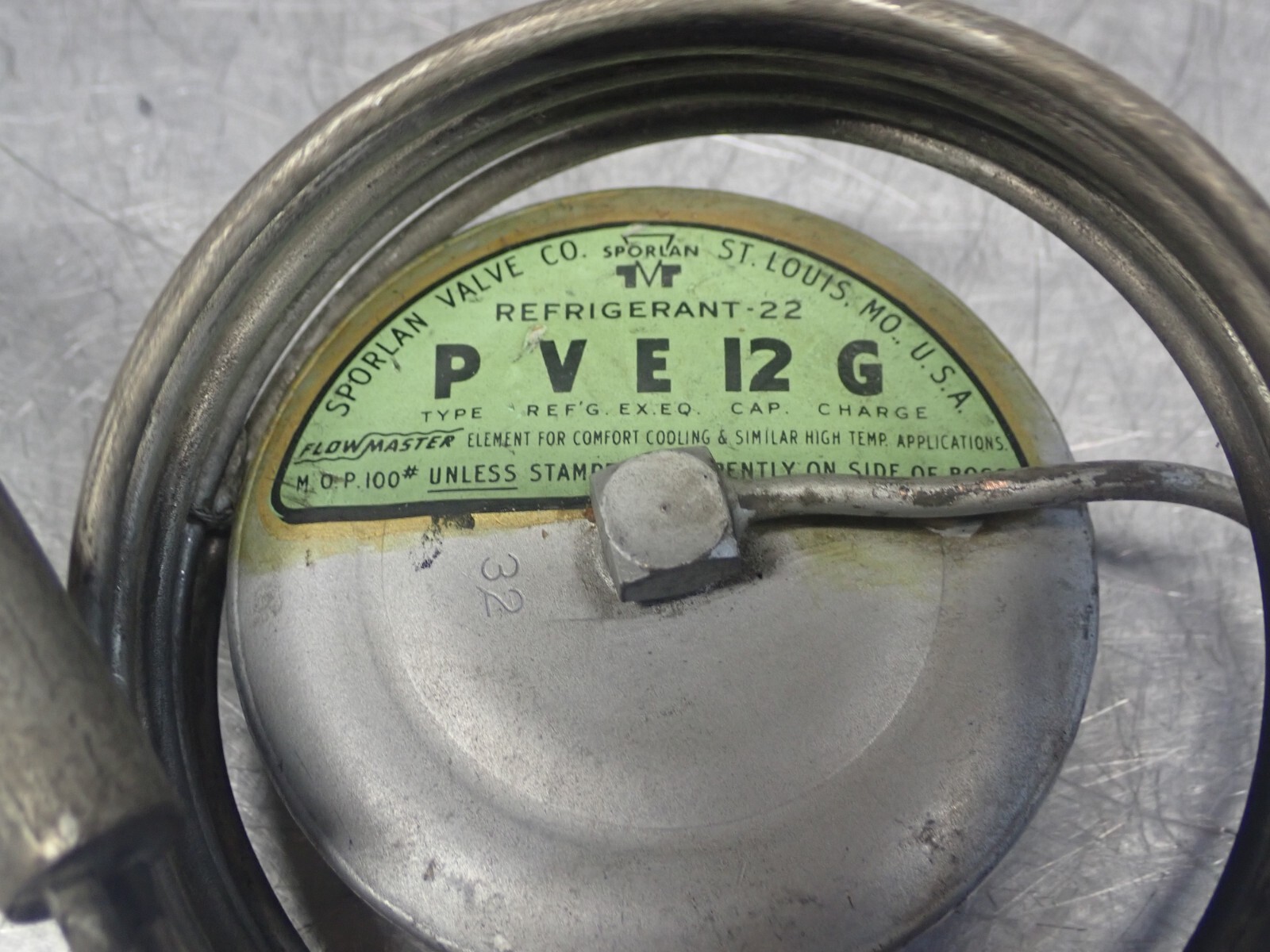 Sporlan Valve PVE12G Flow Master Element New Old Stock See All Pictures