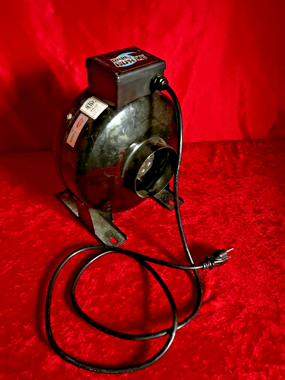 Intertek #113 Brushless Motor Circular Coaxial Pipe Centrifugal Fan 4″ Blower