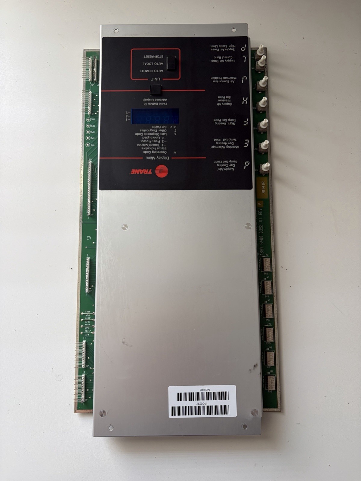 America Standard 6400-0392-01/6400039201 (TRANE DISPLAY INCLUDED)