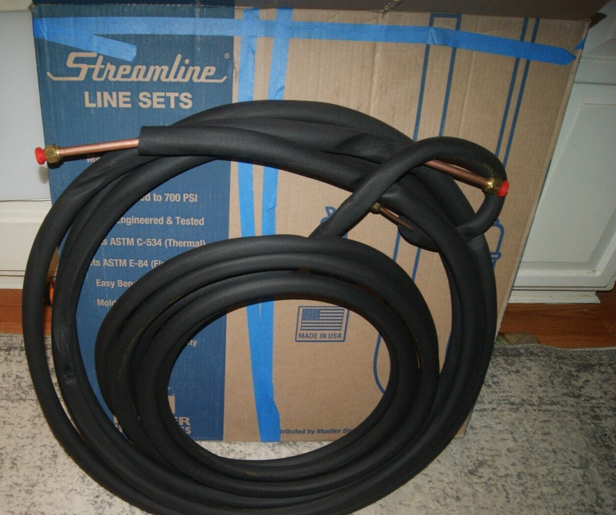 STREAMLINE R410A 1/4X1/25X 1/2 50FT AC COPER TUBE LINE