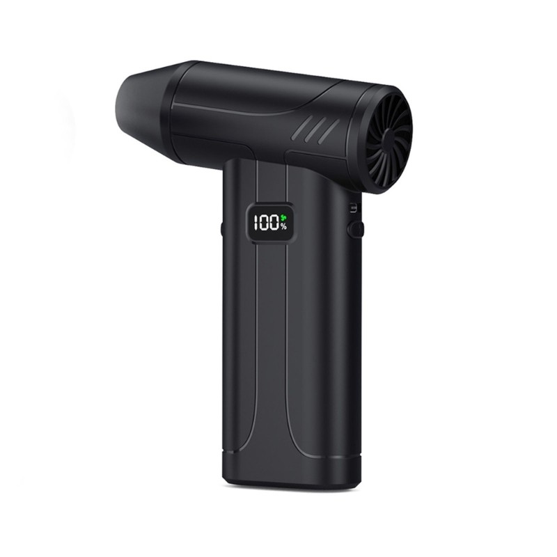 5000mAh Rechargeable Battery Handheld Fan High Speed 100000 RPM LED Included