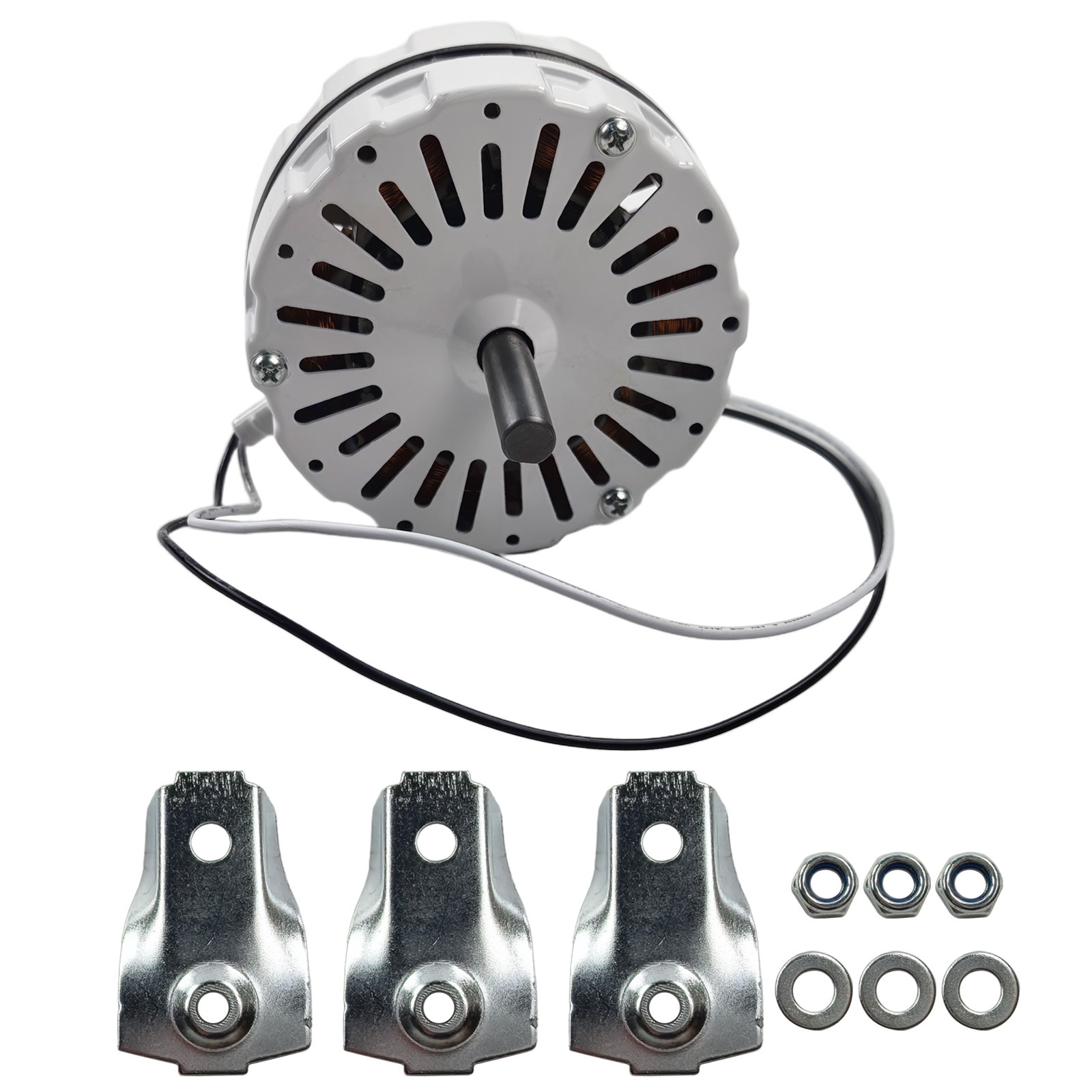 Attic Fan Motor Replacement Kit F0510B2497,Includes F0510B2944 White Power Attic
