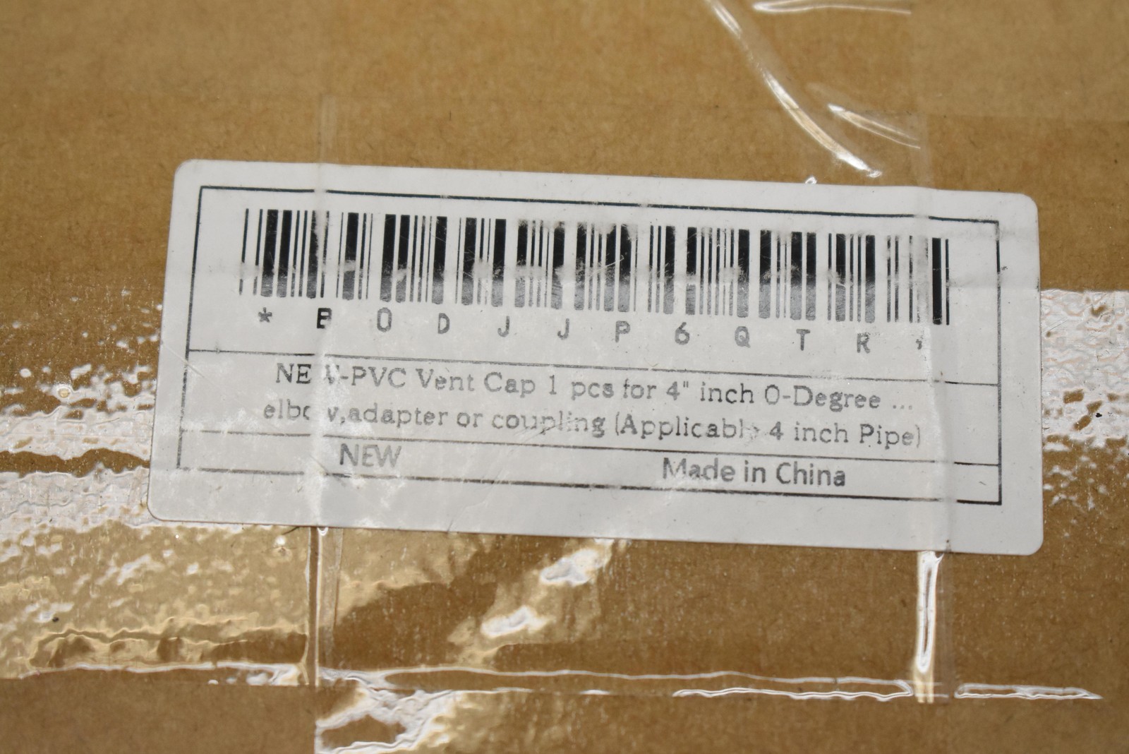 LGQF-LL NEW-PVC 4 Inch White Round Vent Cap PVC Steel Mesh O-Degree HVAC Pipe