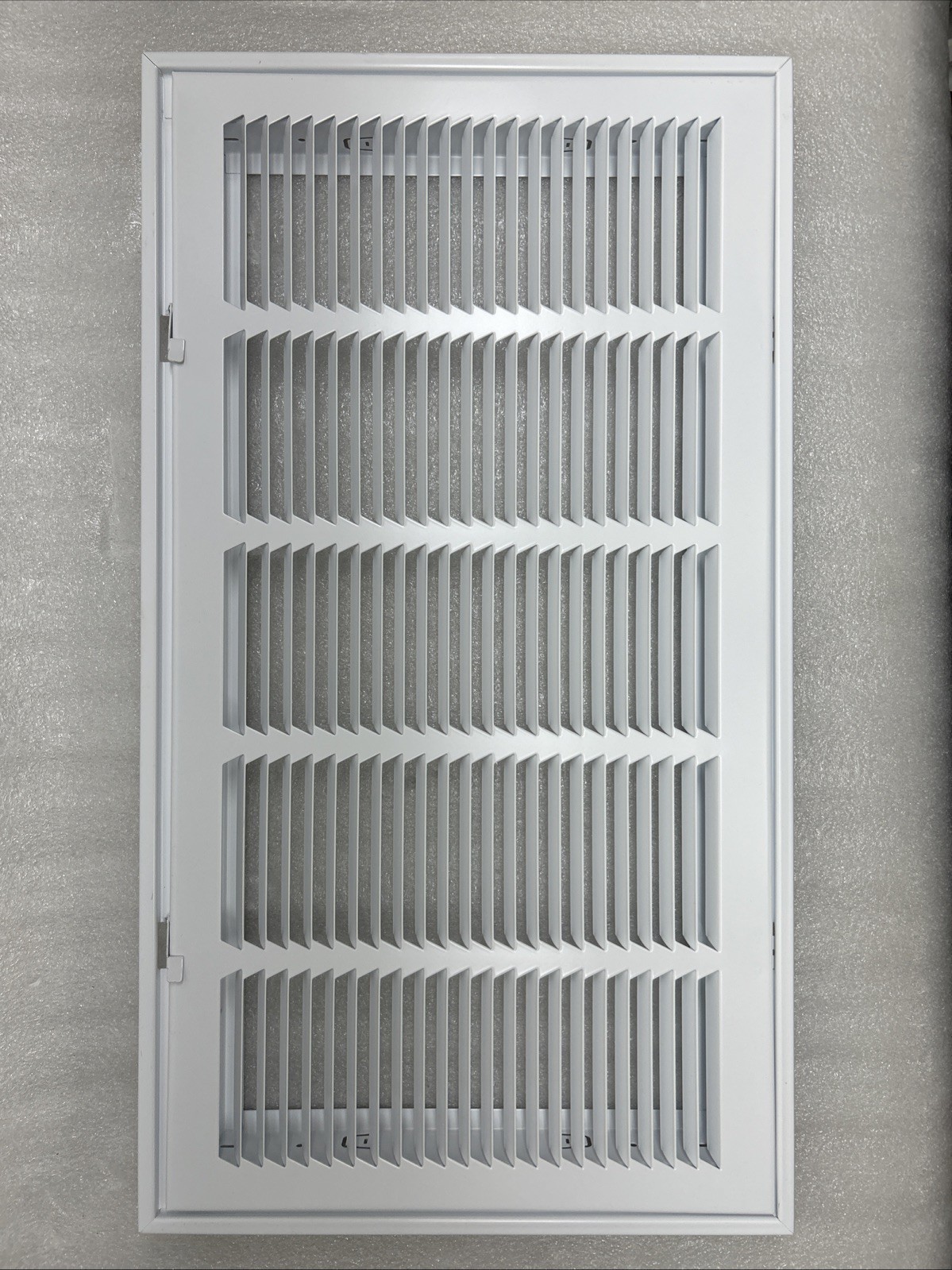 Everbilt 24 in. x 12 in. Steel Return Air Filter Grille in White for Sidewall