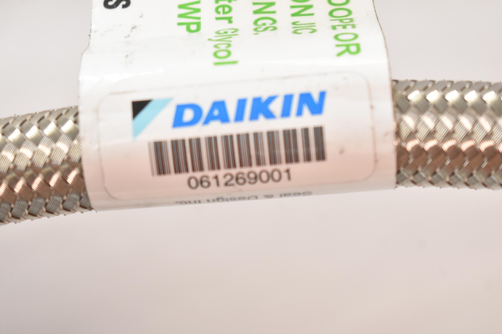 CHAMFlex 061269001 Braided Hose Daikin Fire Rated 1/2″ x 24″ 1/2″ MPT