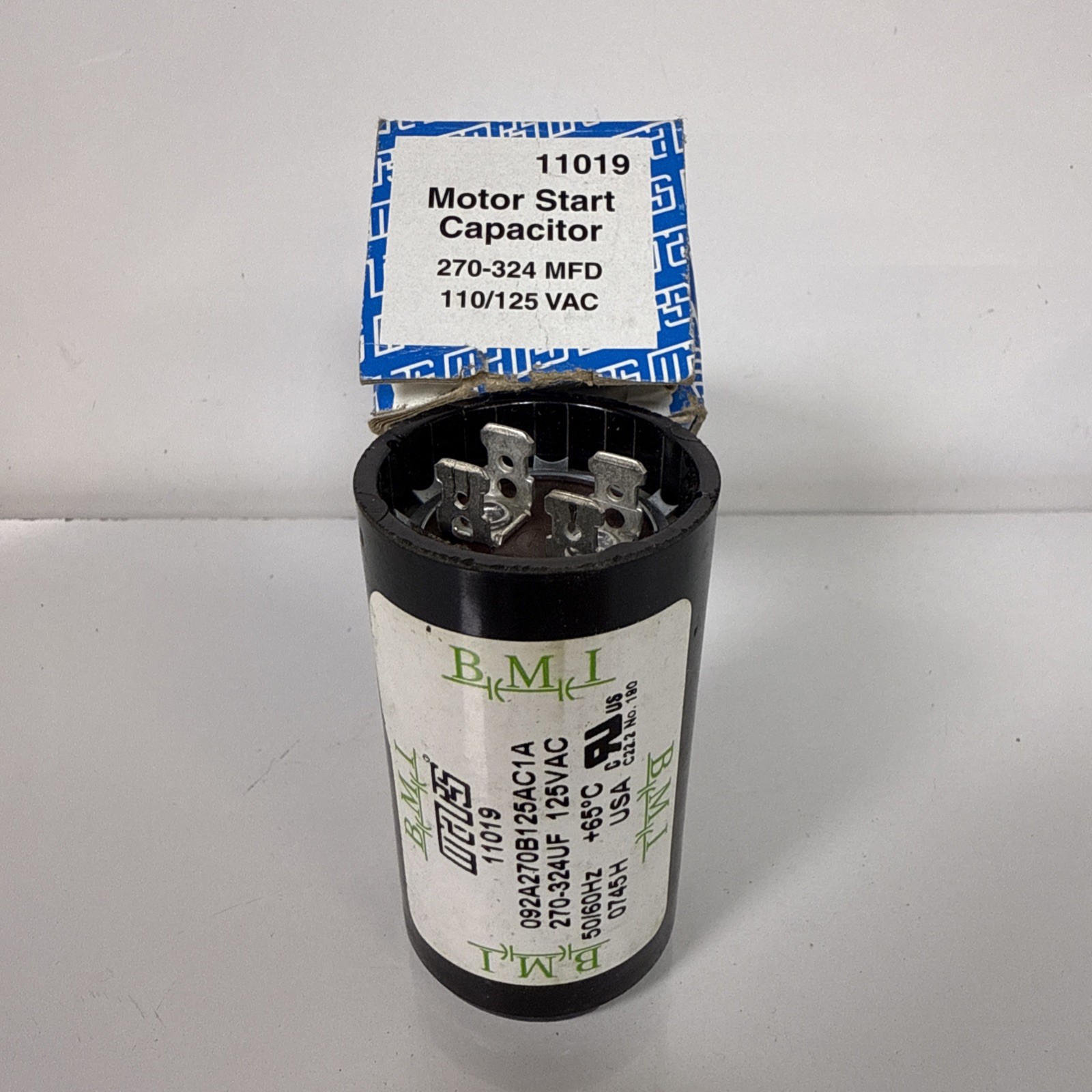 Mars 11019 Motor Start Capacitor 270-324 MFD 110/125 VAC FREE SHIPPING