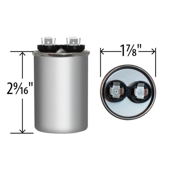10 MFD x 440 ROUND USA Run Capacitor MARS 14232