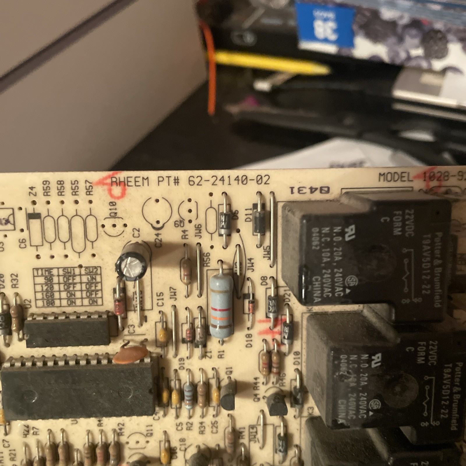 Rheem Furnace Control Board 62-24140-02