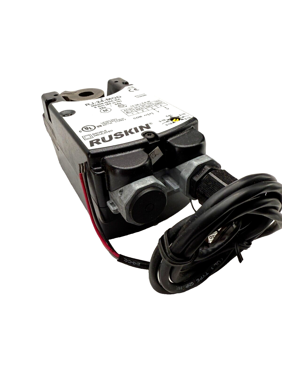 Ruskin RJ-24-MOD Modulating Electric Spring Return Damper Actuator – NFS