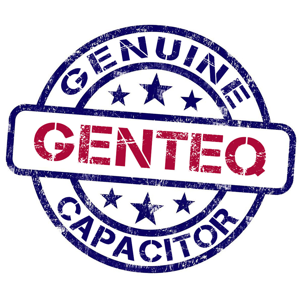 GE / Genteq 60 + 7.5 uf 440 VAC Round Dual Run Capacitor C46075R 97F9898