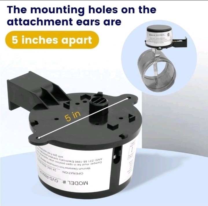 46491600 Boiler Damper Motor 24VAC 60Hz 80mA For GVD RMA PL Vent Damper Motor US