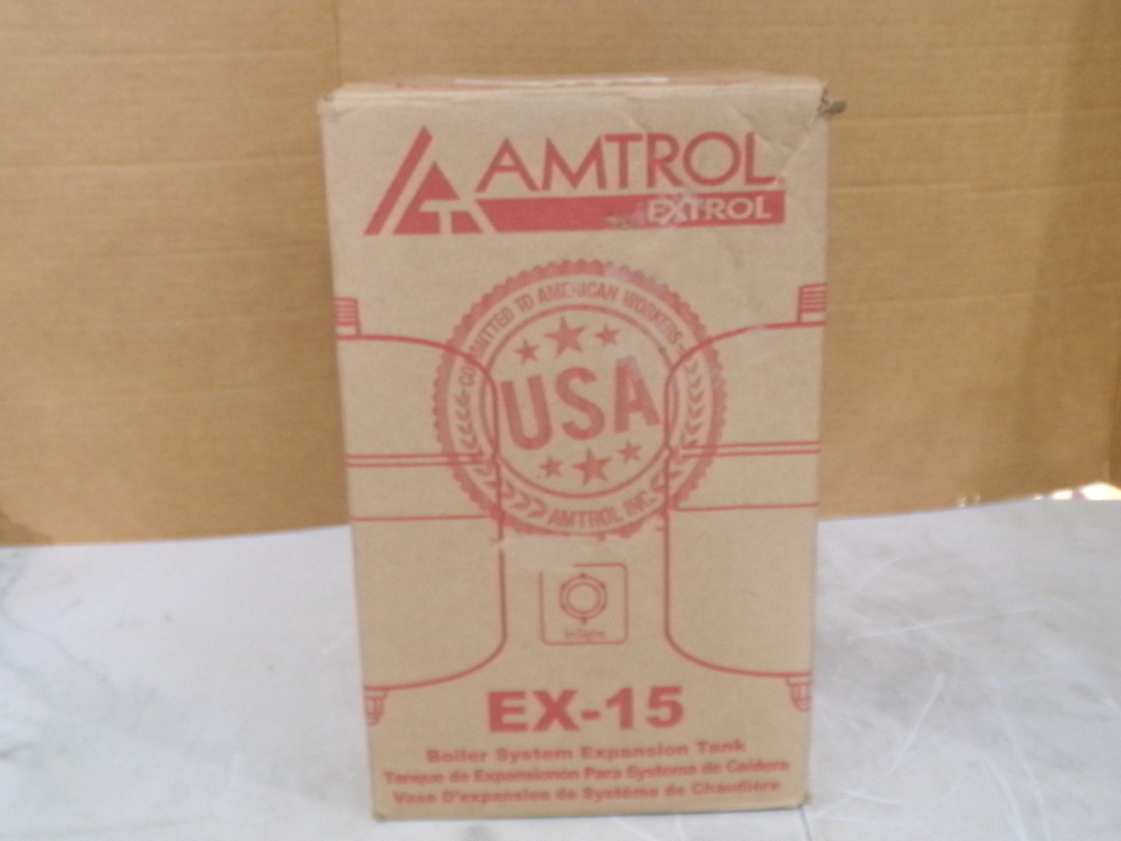 AMTROL EX-15 BOILER SYSTEM EXPANSION TANK 2.0 GALLON VOLUME