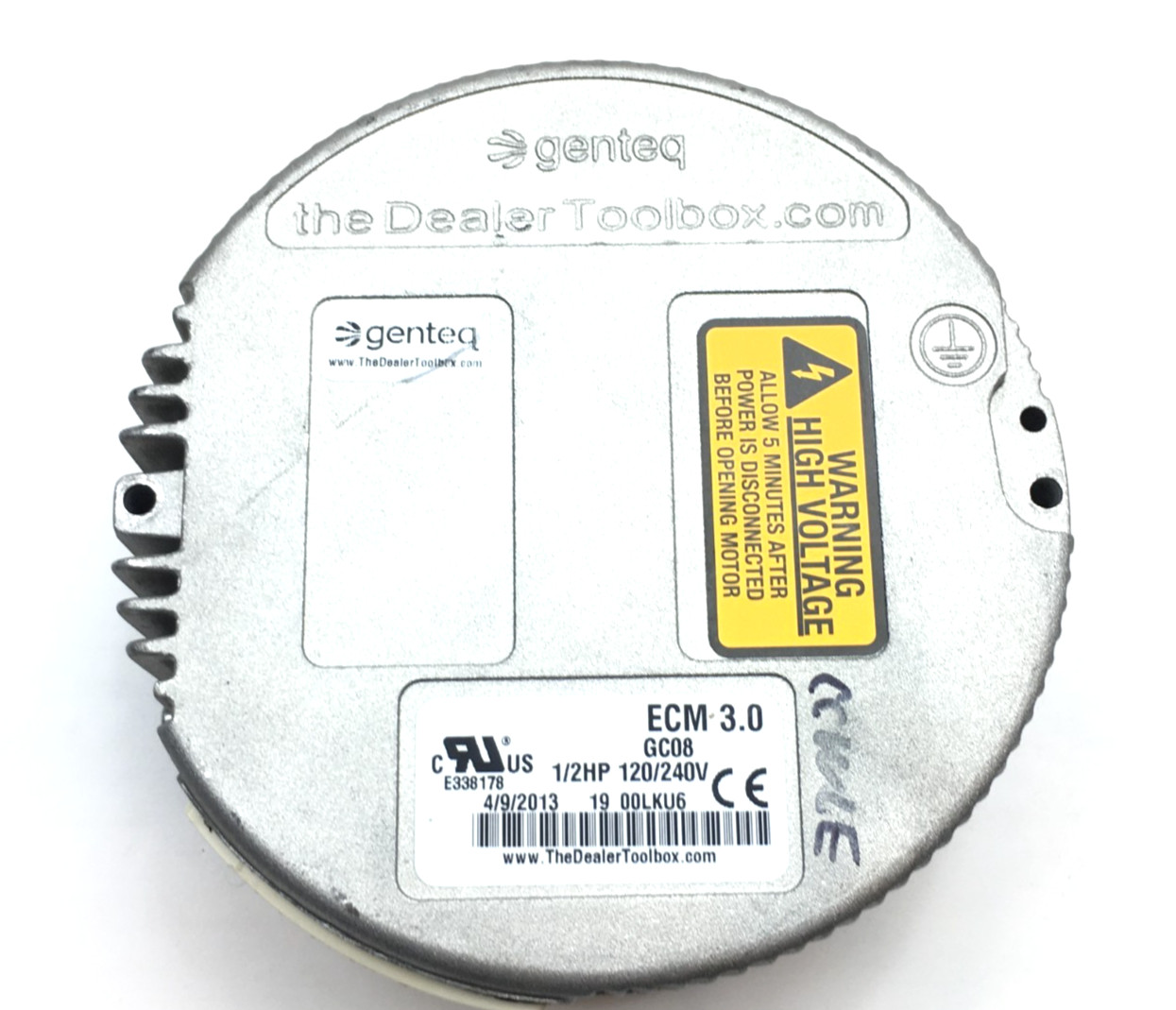Genteq ECM 3.0 GC08 Module Only 1/2HP 120/240V CCWLE used #J131