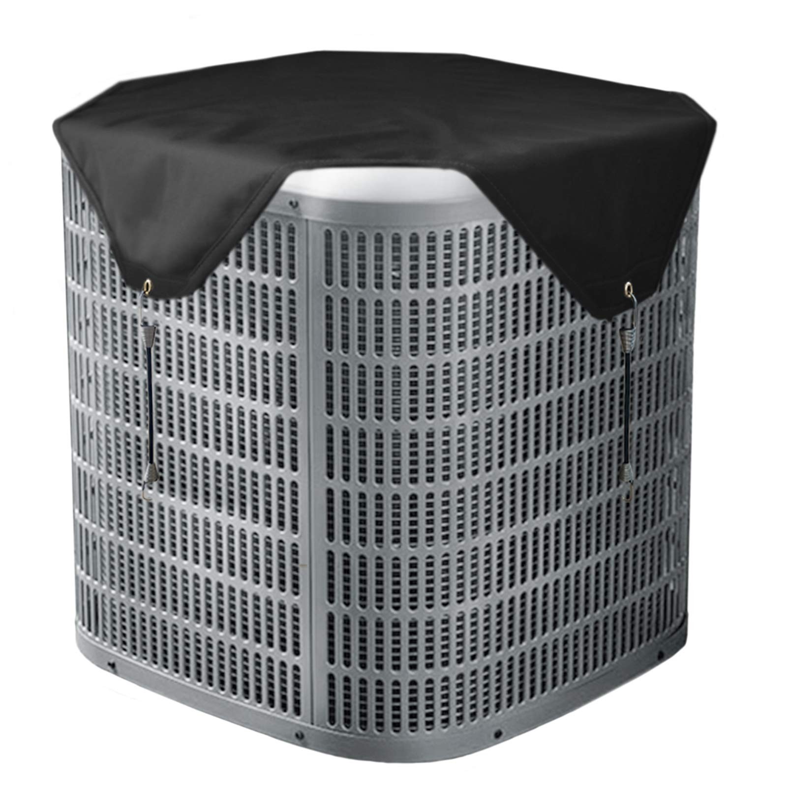 Qualward Air Conditioner Covers for Outside Units, Solid cover 36″x36″, Black