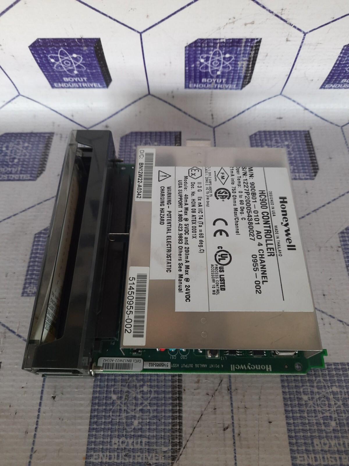 Honeywell HC900 controller 900B01-0101 AO 4CHANNEL analog out