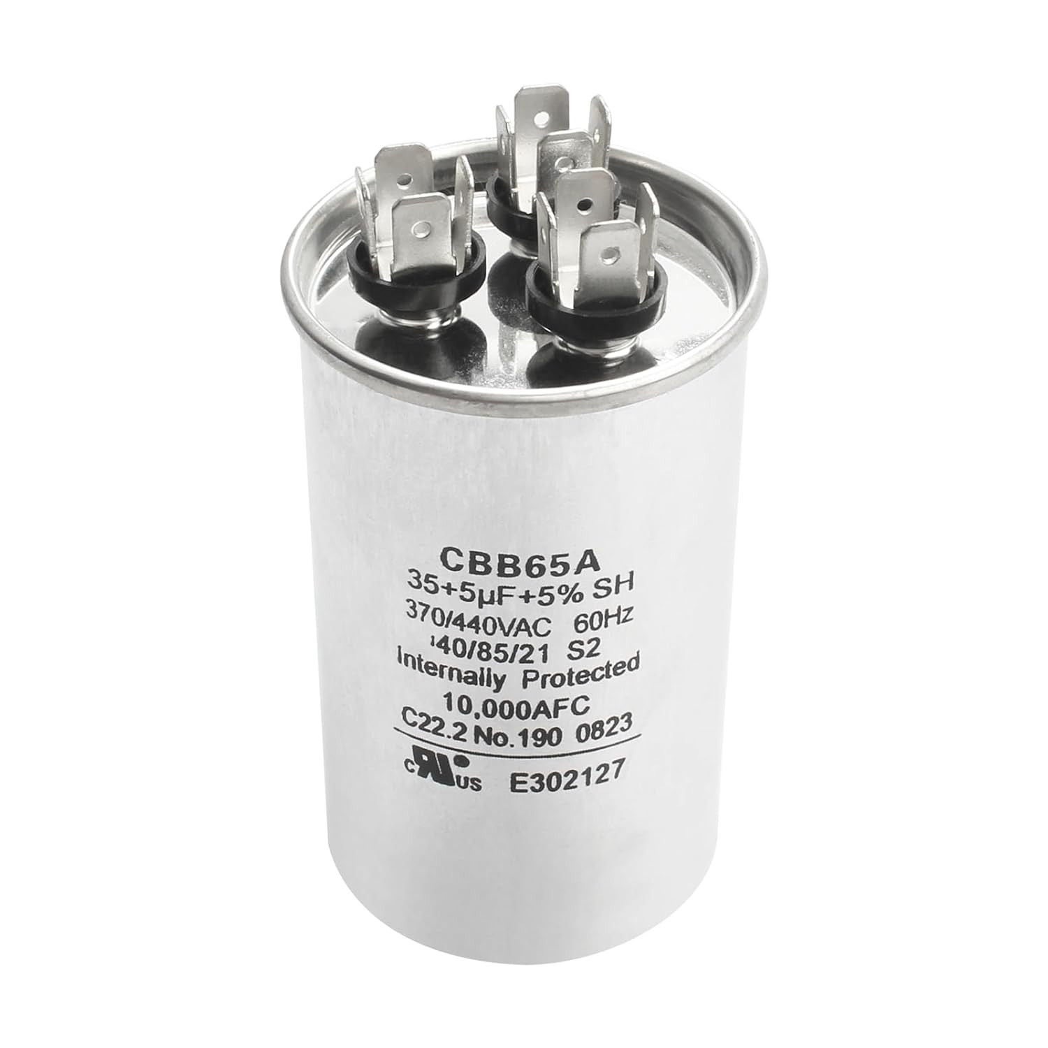 CAP050350440RSS 35+5Uf 370/440VAC Dual Run Capacitor for Goodman Amana Janitrol