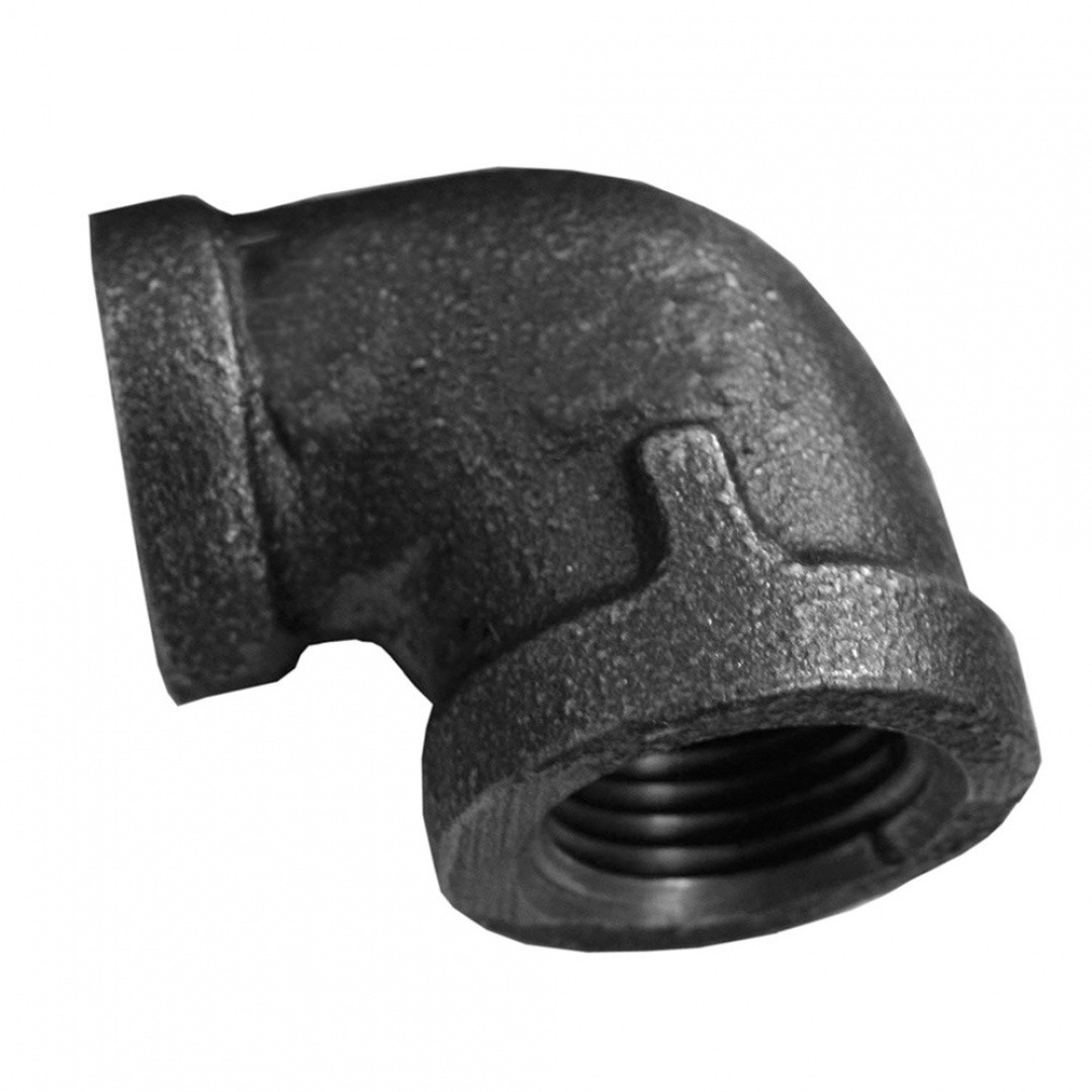 JONES STEPHENS B2350303 Reducing Elbow 1-1/2″ x 1-1/4″ Black 90 Connection