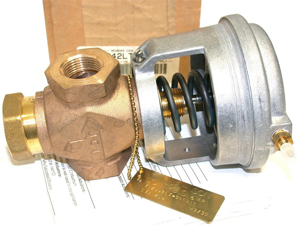 Johnson Controls 3-way mixing valve V-3000 Actuator VG7842LT+3008E0 NIB