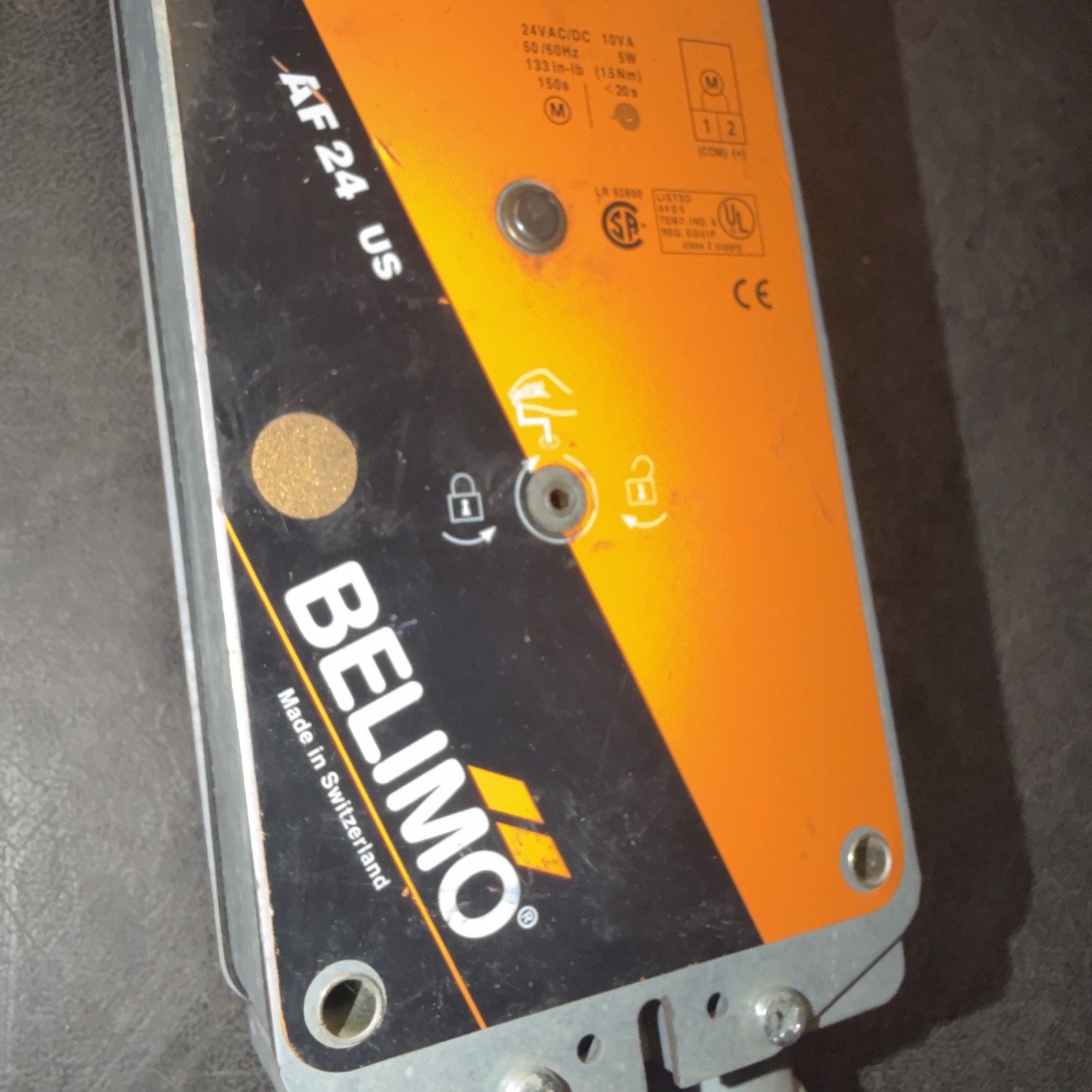 BELIMO AF24-SR US AF24SR US Spring Return Actuator 24VAC 2-10 VDC – (SEE PHOTOS)