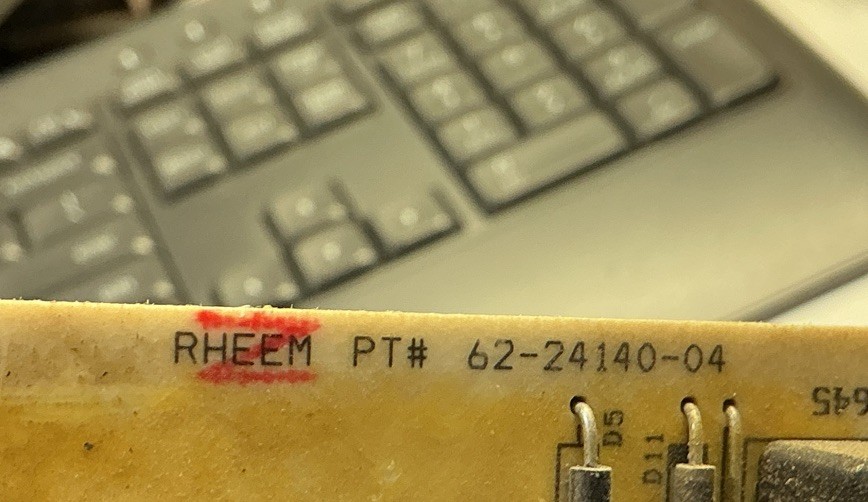 Rheem Furnace Control Board Part # 62-24140-04 Free Shipping