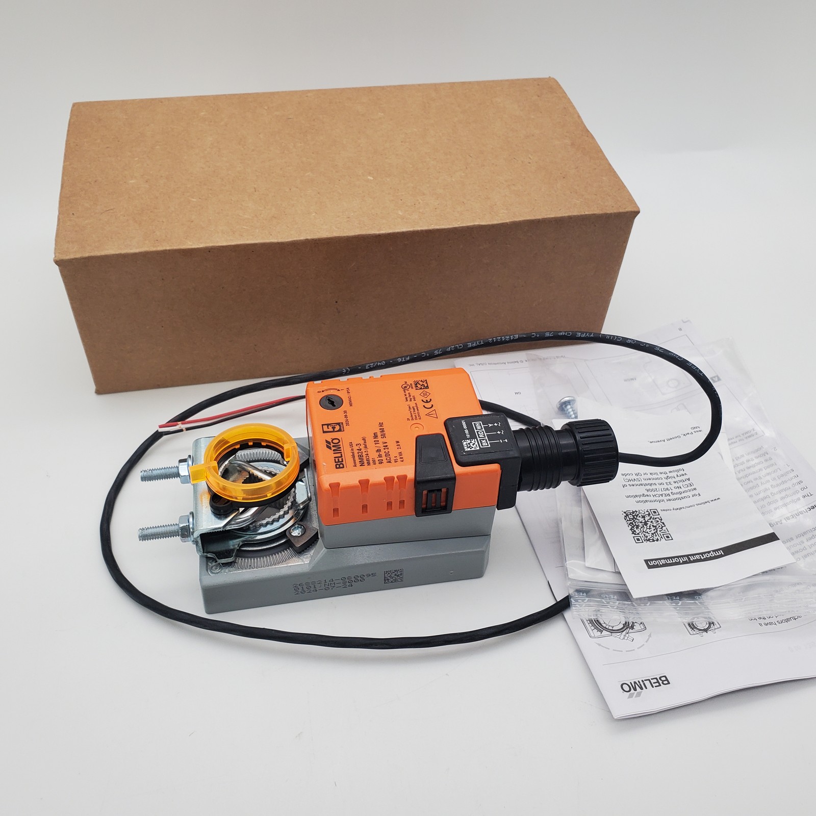 Belimo NMB24-3 Damper Actuator 90 in-lb AC/DC 24V – MISSING MOUNTING BRACKET