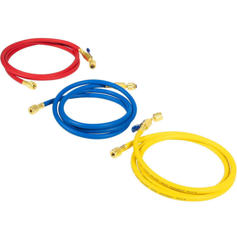29986 Plus II 1/4″ Hose with Compact Ball Valve End Refrigerant Charging Hose