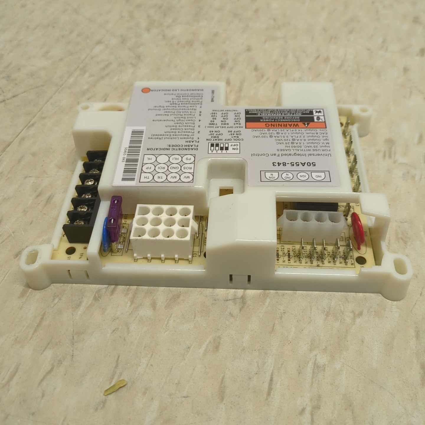 50A55-843 Furnace Control Circuit Board Replacement for White Rodgers