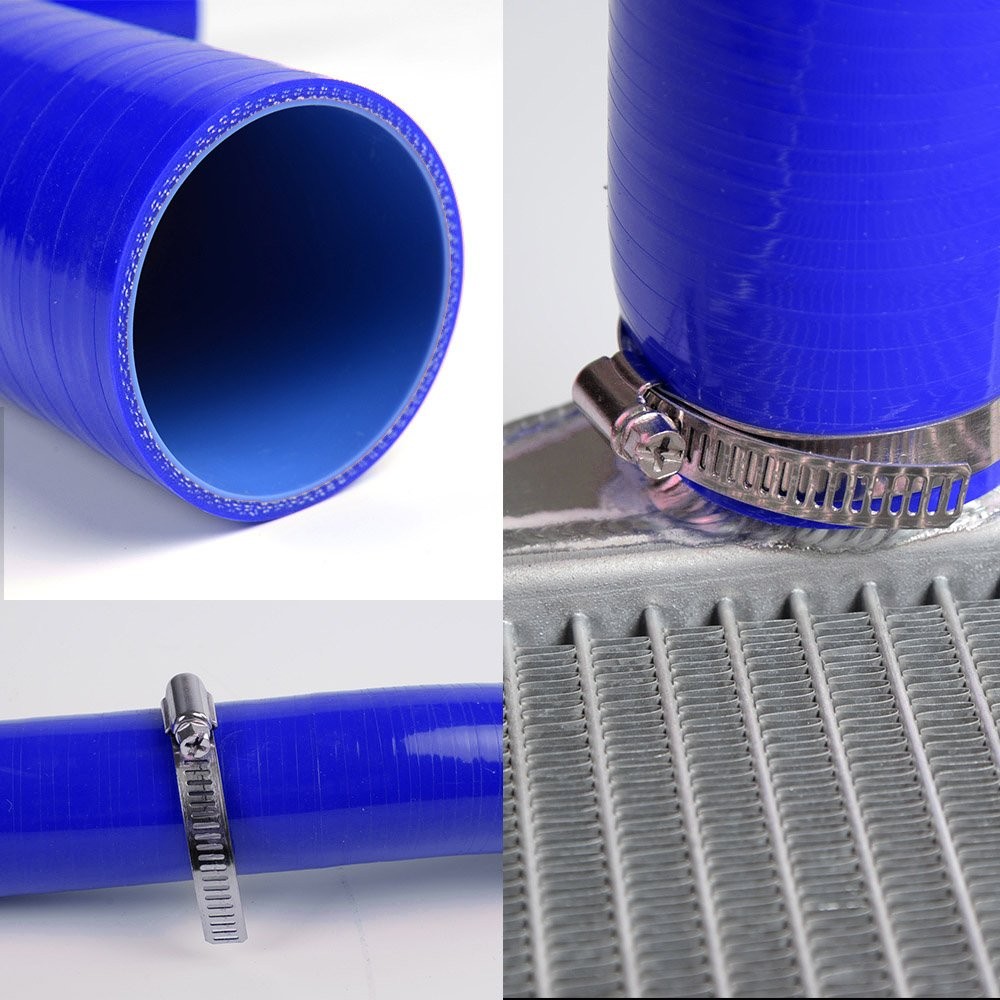 Silicone Radiator Coolant Hose Blue for 1999-2006 1.8T Turbo