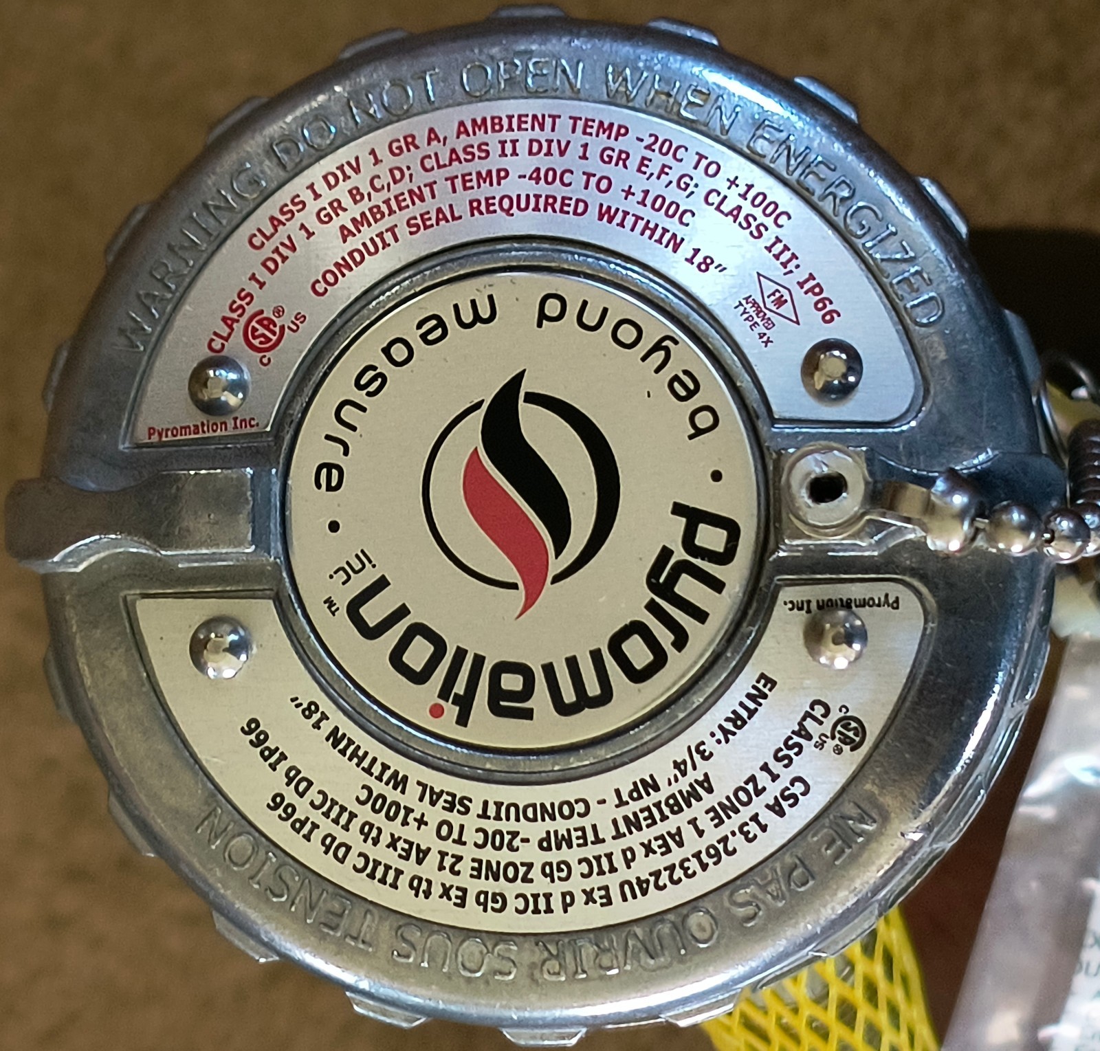 NEW Pyromation XP-KK83U-022-00-8HN93 XP02 Explosion-Proof Thermocouple 22″