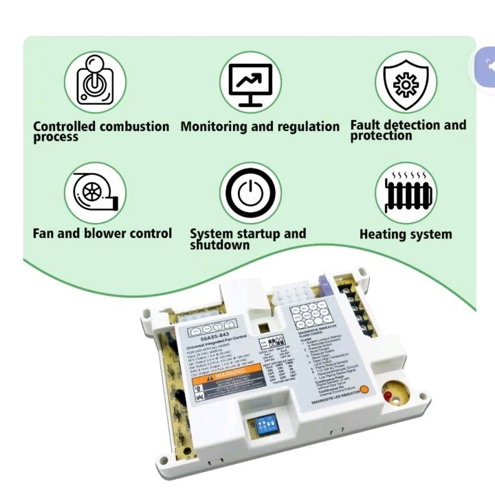 50A55-843 Furnace Control Board, Universal Integrated Furnace Control Board