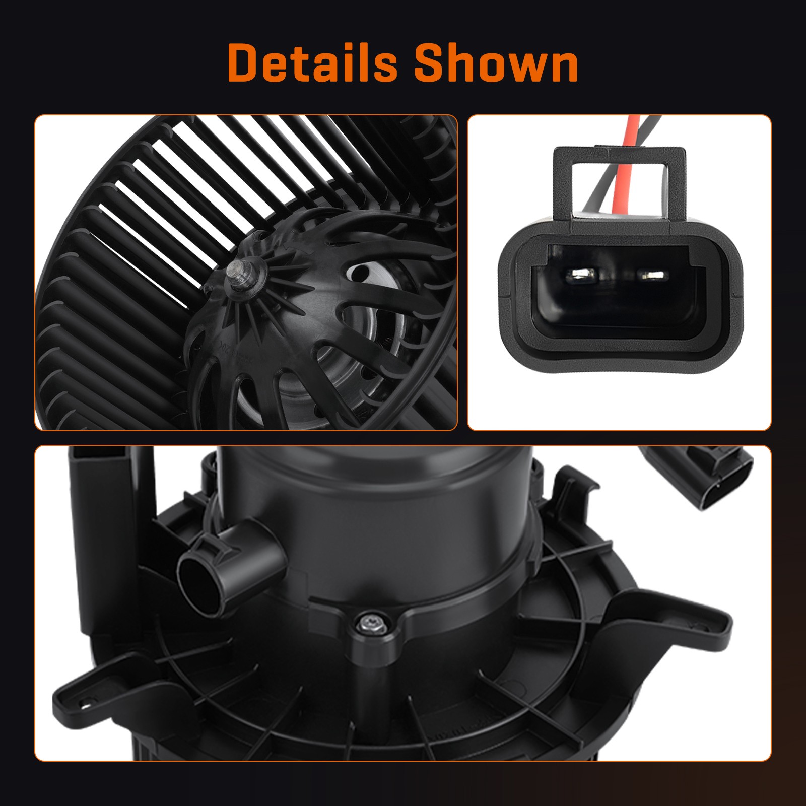 HVAC Blower Motor w/Fan for Chevy Silverado GMC Sierra 1500-3500 10-17 700267