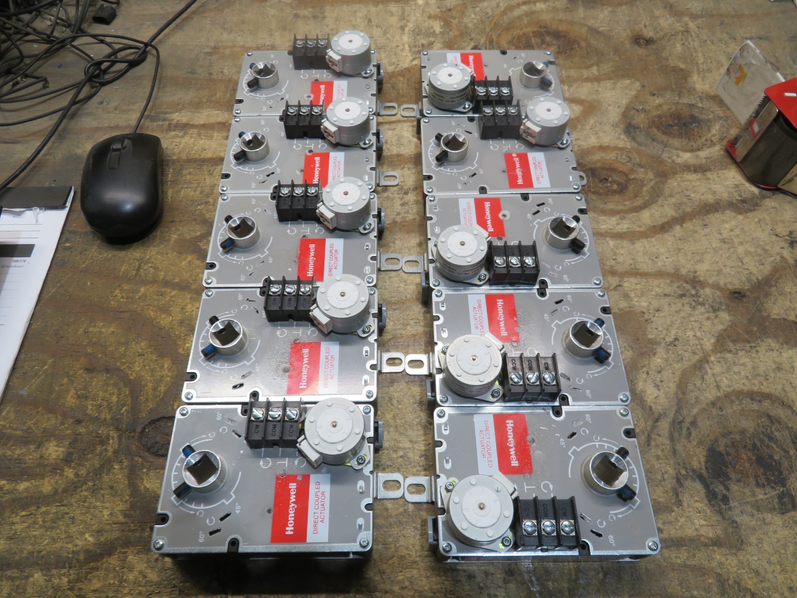 LOT OF 10 UNTESTED AS IS Honeywell Direct Coupled Actuator ML6161B2024