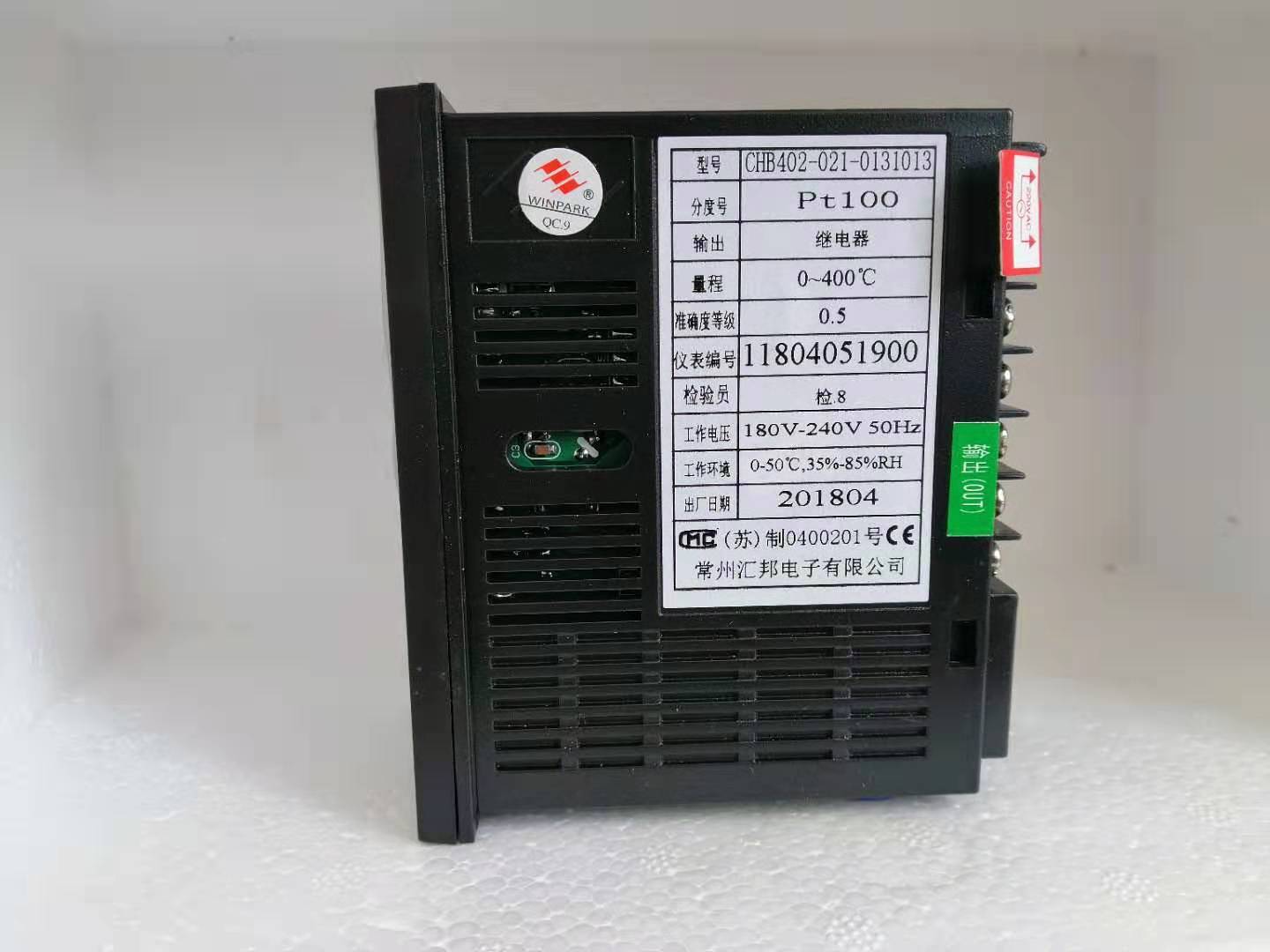 CHB402-021-0131013 Output 0~400 degrees 45 * 92 temperature controller