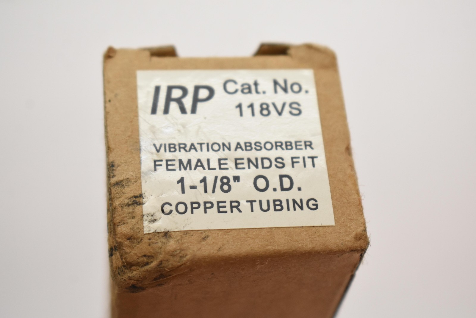 IRP 118VS 365-0007 Vibration Absorber 1-1/8 In OD Copper Tubing Silver HVAC